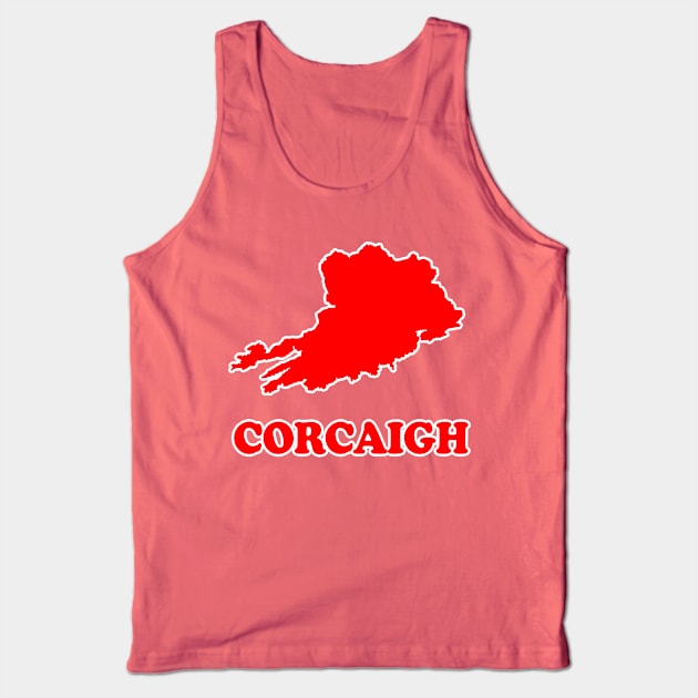 County Cork/Corgaigh Irish Pride Tank Top by DankFutura